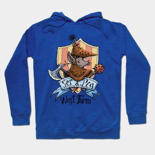 Knight  Pig West Farm amble Hoodie